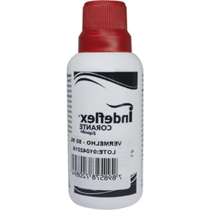 Corante Indeflex Vermelho 50Ml . / Kit C/ 12 Unidades