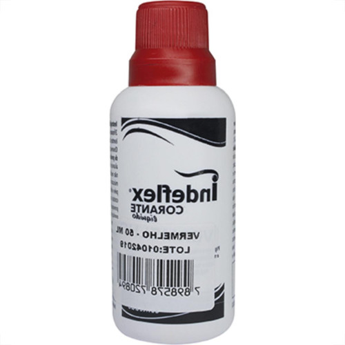 Corante Indeflex Vermelho 50Ml - Kit C/12 Unidades Corante Indeflex Vermelho 50Ml - Kit C/12 Unidades