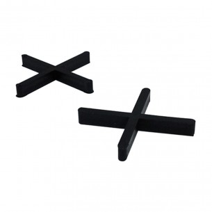 Espacador Piso Ecolider 1,0Mm Preto C/100 - Kit C/10 Pacotes