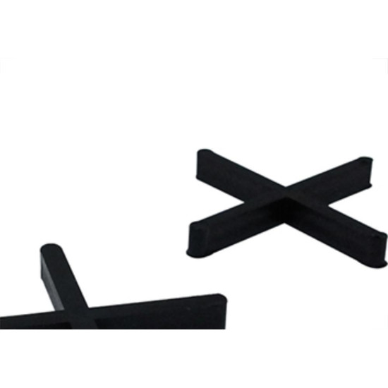 Espacador Piso Ecolider 1,0Mm Preto C/100 - Kit C/10 Pacotes