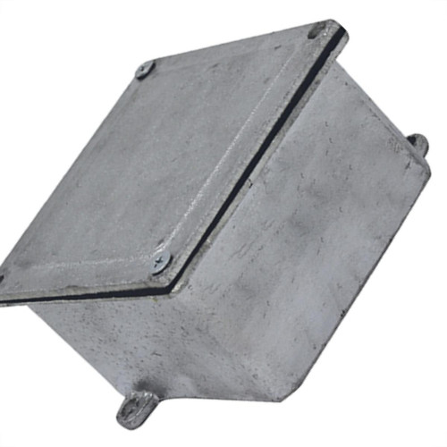 Caixa Passagem Aluminio Natural 10X10X06 Acp