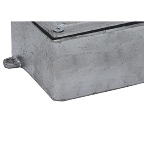 Caixa Passagem Aluminio Natural 10X10X06 Acp