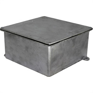 Caixa Passagem Aluminio Natural 30X30X12 Acp