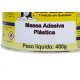 Massa Plastica 400Gr Ibere Branca - Kit C/12 Unidades