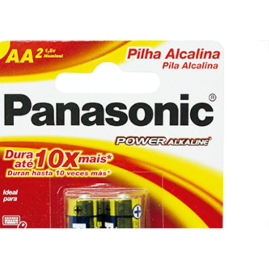 Pilha Alcalina Panasonic Peq Aa2 C/2 Pilha Alcalina Panasonic Peq Aa2 C/2