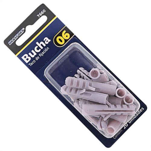 Cartela Brasfort Bucha N.06 C/20 7660 Cartela Brasfort Bucha N.06 C/20 7660