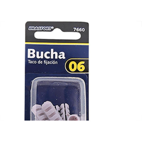 Cartela Brasfort Bucha N.06 C/20 7660 Cartela Brasfort Bucha N.06 C/20 7660