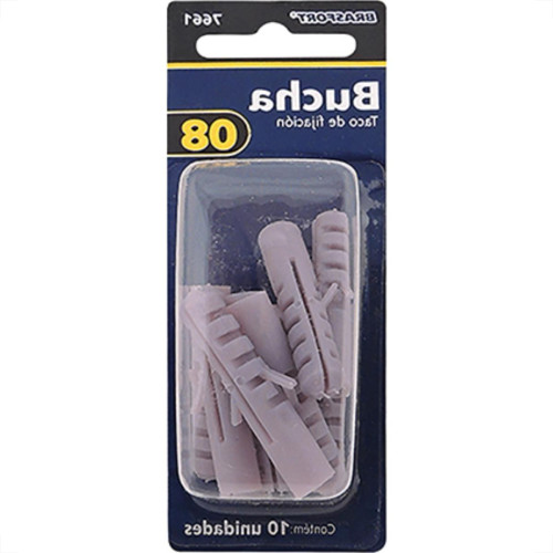 Cartela Brasfort Bucha N.08 C/10 7661 Cartela Brasfort Bucha N.08 C/10 7661