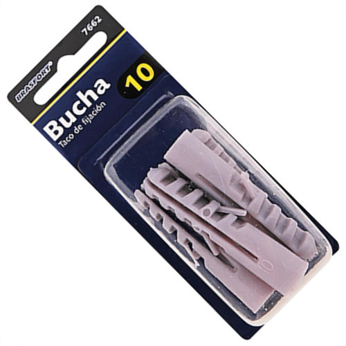 Cartela Brasfort Bucha N.10 C/05 7662 Cartela Brasfort Bucha N.10 C/05 7662
