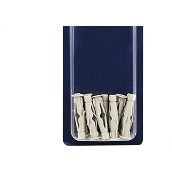 Cartela Brasfort Bucha Fixacao N.06 C/10 7664 Cartela Brasfort Bucha Fixacao N.06 C/10 7664