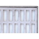 Grelha Alum Compl.20X 20 Escovado Sol