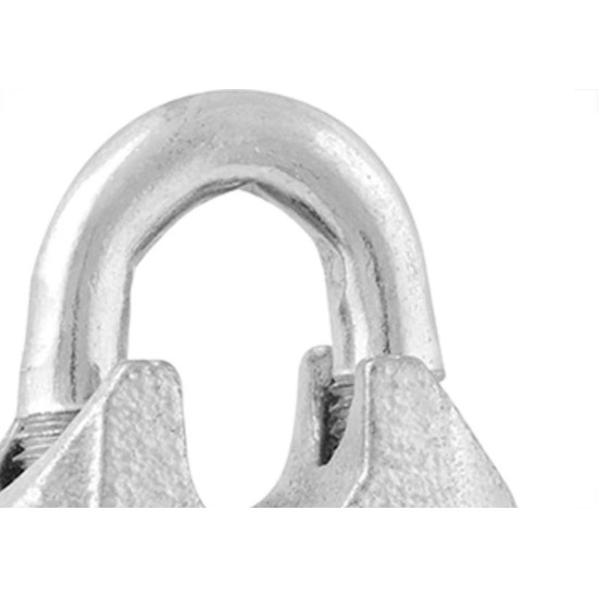 Clips P/Cabo De Aco Rayco 1/2 - Kit C/25 Unidades Clips P/Cabo De Aco Rayco 1/2 - Kit C/25 Unidades