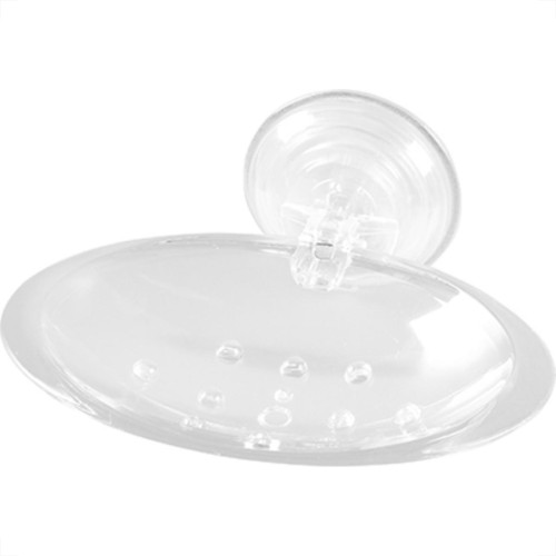 Saboneteira Astra C/Ventosa Pvc Cristal Saboneteira Astra C/Ventosa Pvc Cristal