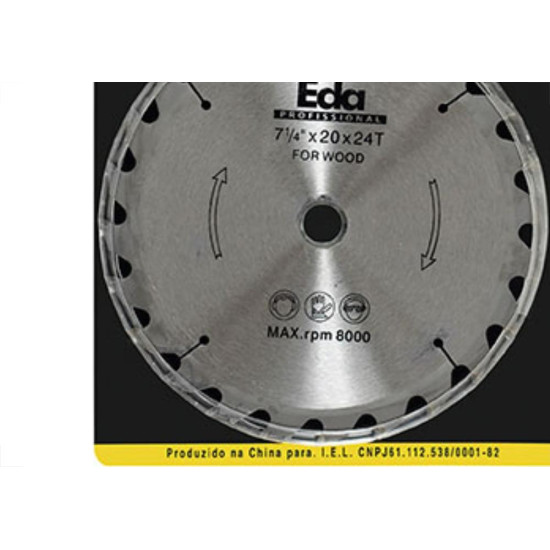 Serra Circ.Widea Eda 7.1/4X24X20 Serra Circ.Widea Eda 7.1/4X24X20