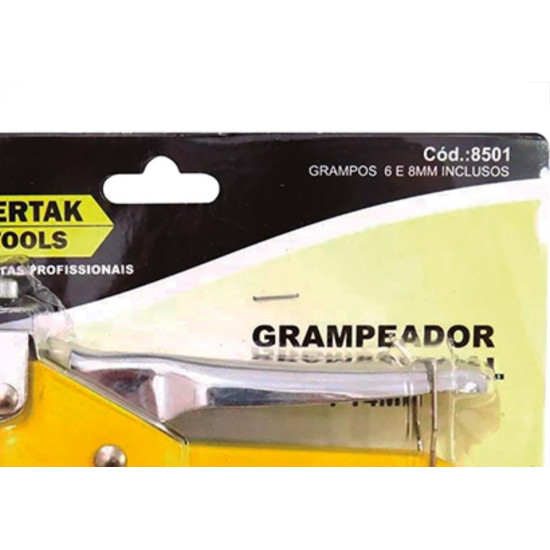 Grampeador P/Tapeceiro Fertak Profissional Met Grampeador P/Tapeceiro Fertak Profissional Met