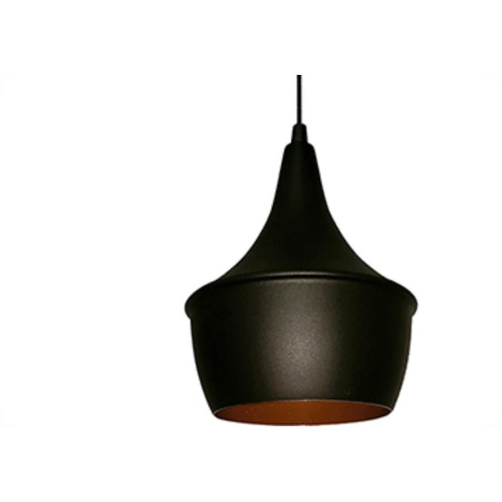 Pendente Alum P/1Lampada Mini New York Preto