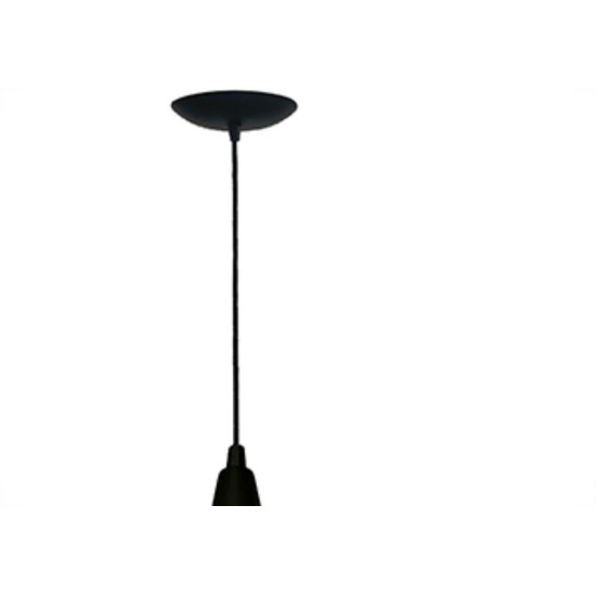 Pendente Alum P/1Lampada Mini New York Preto