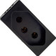 Modulo Pial Plus+ Preto 1Tomada 20A 615060 Preto