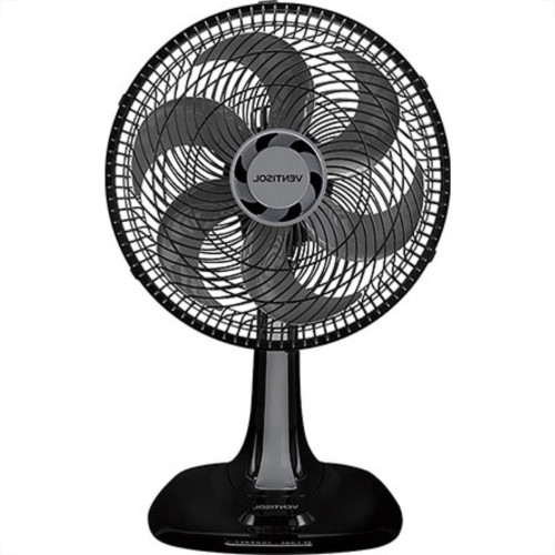 Ventilador De Mesa 30Cm Preto/Cinza 220V Turbo Vent Ventilador De Mesa 30Cm Preto/Cinza 220V Turbo Vent