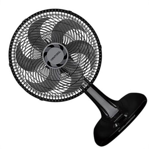 Ventilador De Mesa 30Cm Preto/Cinza 220V Turbo Vent Ventilador De Mesa 30Cm Preto/Cinza 220V Turbo Vent