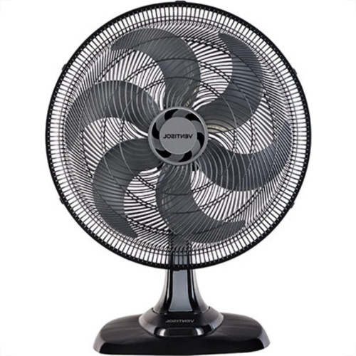 Ventilador De Mesa 50Cm Preto/Cinza 127V Turbo Vent Ventilador De Mesa 50Cm Preto/Cinza 127V Turbo Vent