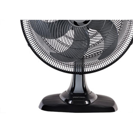 Ventilador De Mesa 50Cm Preto/Cinza 127V Turbo Vent Ventilador De Mesa 50Cm Preto/Cinza 127V Turbo Vent