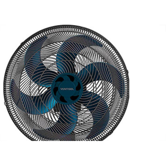 Ventilador De Mesa 30Cm Preto/Azul 127V Turbo Vent Ventilador De Mesa 30Cm Preto/Azul 127V Turbo Vent
