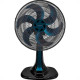 Ventilador De Mesa 30Cm Preto/Azul 220V Turbo Vent Ventilador De Mesa 30Cm Preto/Azul 220V Turbo Vent