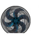 Ventilador De Mesa 30Cm Preto/Azul 220V Turbo Vent Ventilador De Mesa 30Cm Preto/Azul 220V Turbo Vent