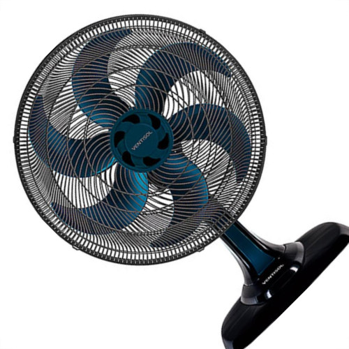 Ventilador De Mesa 50Cm Preto/Azul 127V Turbo Vent Ventilador De Mesa 50Cm Preto/Azul 127V Turbo Vent