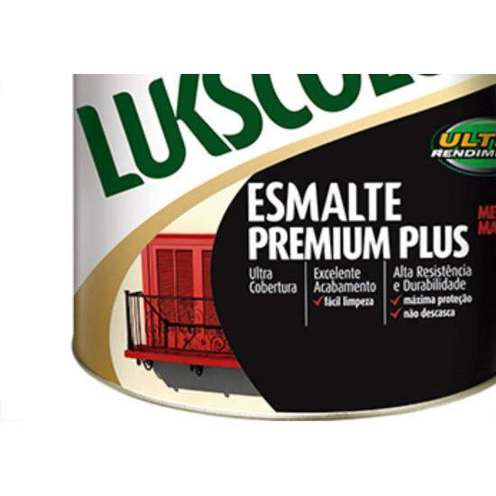 Tinta Esmalte. 1/4 (900ml) Sintetico Prem.Lukscolor Alum Tinta Esmalte. 1/4 (900ml) Sintetico Prem.Lukscolor Alum
