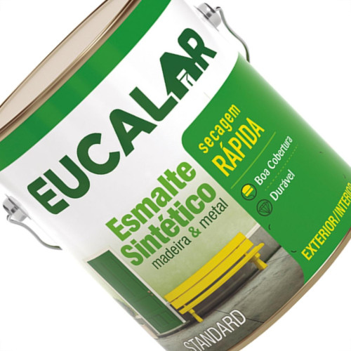 Tinta Esmalte. Galao 3,6 Litros Sintetico Eucalar Areia Tinta Esmalte. Galao 3,6 Litros Sintetico Eucalar Areia