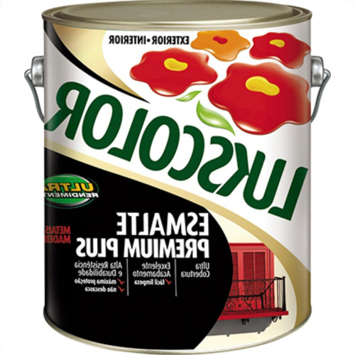 Tinta Esmalte. Galao 3,6 Litros Sintetico Prem.Lukscolor Aluminio Tinta Esmalte. Galao 3,6 Litros Sintetico Prem.Lukscolor Aluminio
