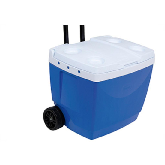Caixa Termica 42L Azul C/ Rodinha Mor Caixa Termica 42L Azul C/ Rodinha Mor