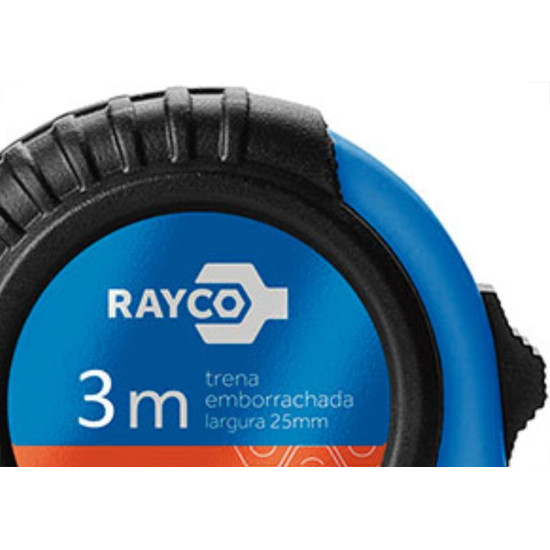 Trena 3Mt Emborrachado 16Mm Azul Rayco Trena 3Mt Emborrachado 16Mm Azul Rayco