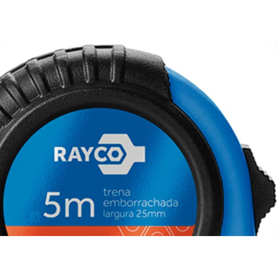 Trena 5Mt Emborrachado 19Mm Azul Rayco Trena 5Mt Emborrachado 19Mm Azul Rayco