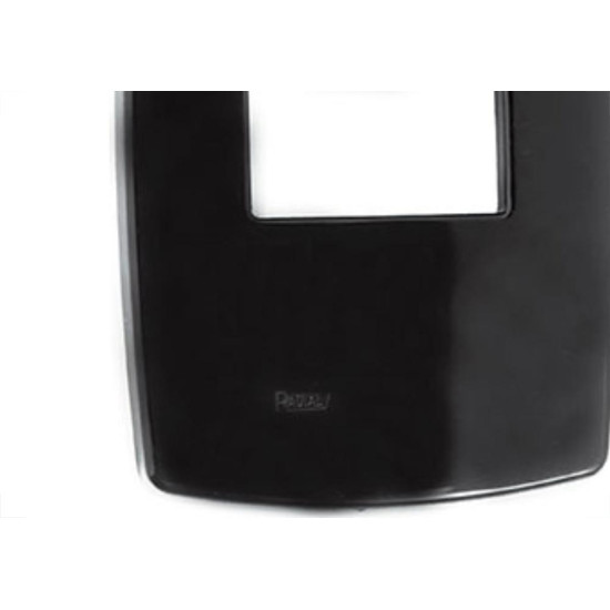 Espelho Placa Radial Modular Preto 4X2 1Mod 1704003