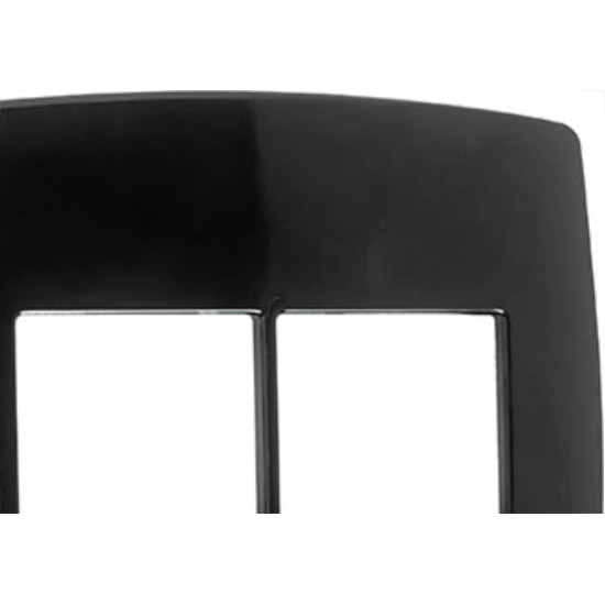 Espelho Placa Radial Modular Preto 4X4 4Mod 1704007