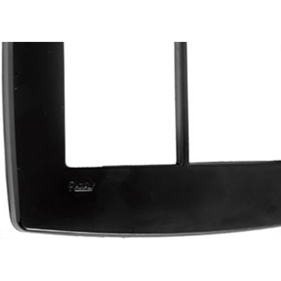 Espelho Placa Radial Modular Preto 4X4 6Mod 1704002