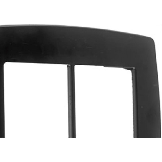 Espelho Placa Radial Modular Preto 4X4 6Mod 1704002