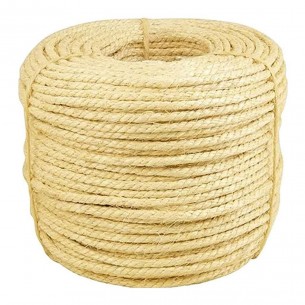 Corda Sisal Torc. 06Mm - 1/4 C/220Mt