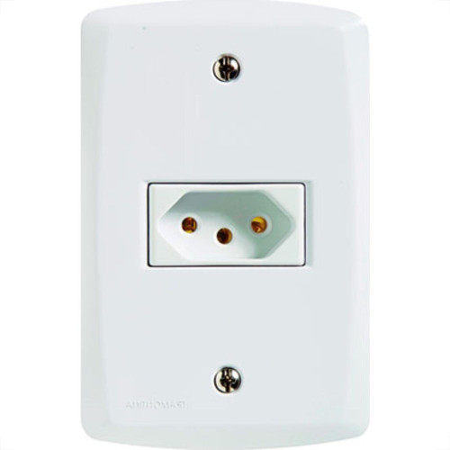 Conjunto Tramontina Lux 1Tomada 20A Branco 57145/213