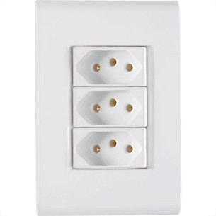 Conjunto Tramontina Liz 3 Tomada 10A 57170/076