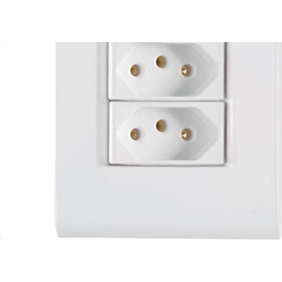 Conjunto Tramontina Liz 3 Tomada 10A 57170/076