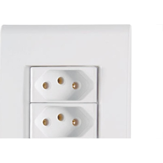 Conjunto Tramontina Liz 3 Tomada 10A 57170/076