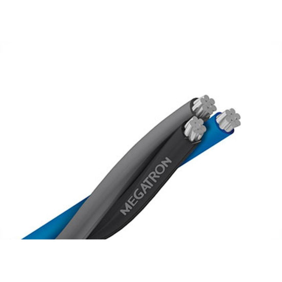 Fio Cabo De Alum Triplex Megatron 25Mm