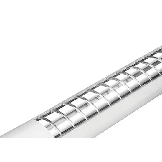 Luminaria Led Sob Aleta Cromado 41W 6500K Taschibr