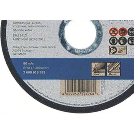 Disco Sped/Inox Bosch 4.1/2X7/8X1.0