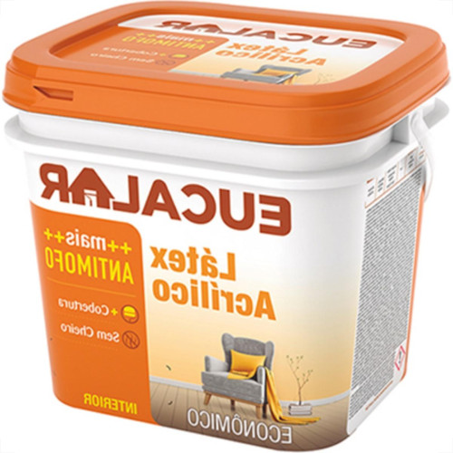 Latex Eucalar Acri Fosco Galao 3,6 Litros Azul Ceu Latex Eucalar Acri Fosco Galao 3,6 Litros Azul Ceu