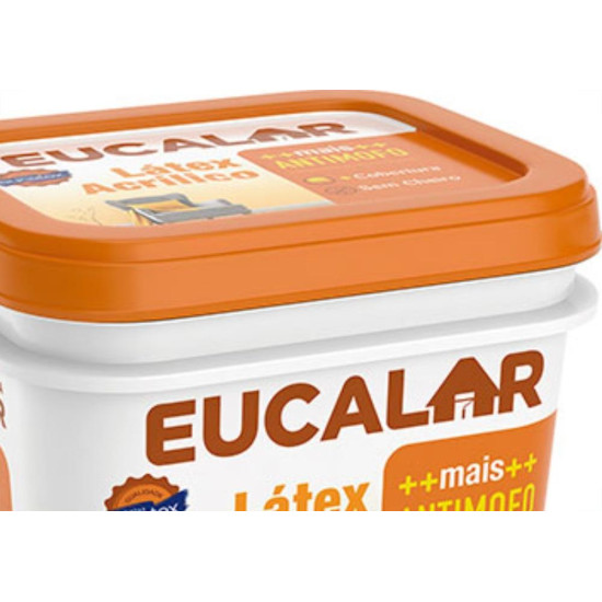 Latex Eucalar Acri Fosco Galao 3,6 Litros Lr Citrico